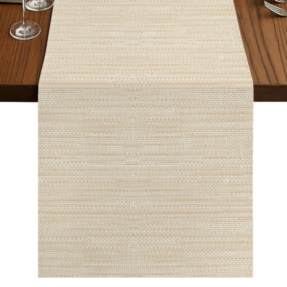 Modern Boho Table Runner 60 Inches Long, Cotton Linen Table Runner ...