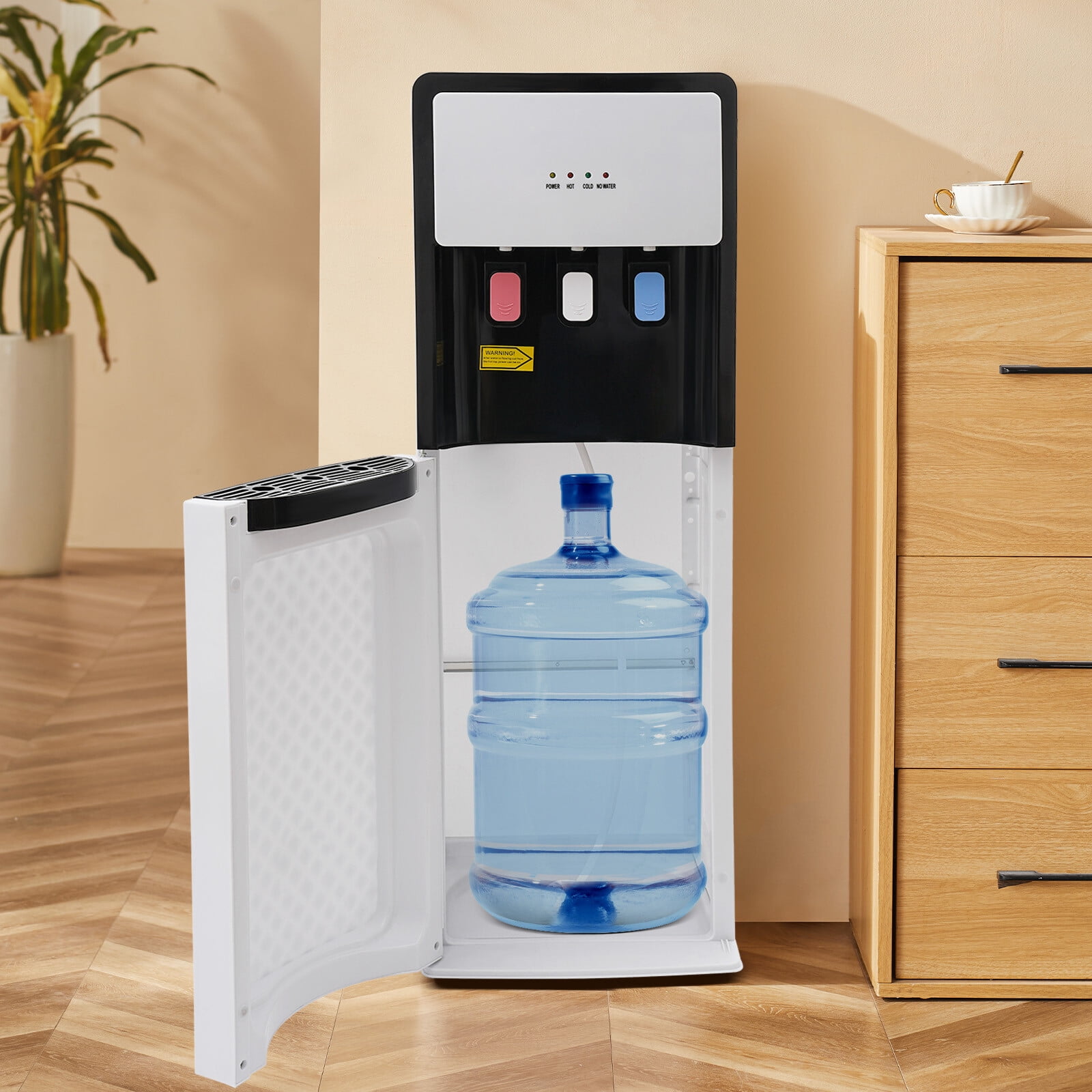 Modern Bottom Loading Water Dispenser – Hot, Cold & Room Temperature Water, Energy-Efficient, Safe & Convenient for Home & Office Use