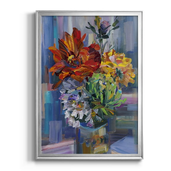 Modern Bouquet Premium Framed Print - Ready to Hang