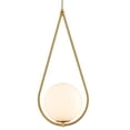 thumbnail image 1 of Modern Brass Glass Globe Pendant Lights Hanging Lamp Shade Chandelier Art Décor, 1 of 7