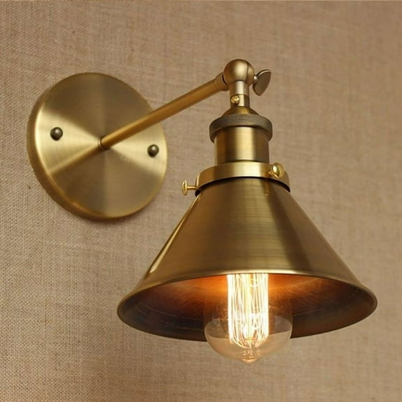 Modern Brass Light, Mid Century Brass Wall Sconce Light, Minimal Sconce Light