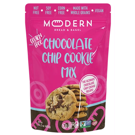 Modern Bread & Bagel Gluten-Free Chocolate Chip Cookie Mix | Certified Gluten Free | Nut Free | Soy Free | Non-GMO | Vegan Friendly | Kosher - 14.2oz. (1 Pack)