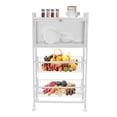 thumbnail image 1 of Modern Bread Rack Coffee Station Microwaves Rack Storage Rack Kitchen Organizer Shelf Rectangular, 1 of 13