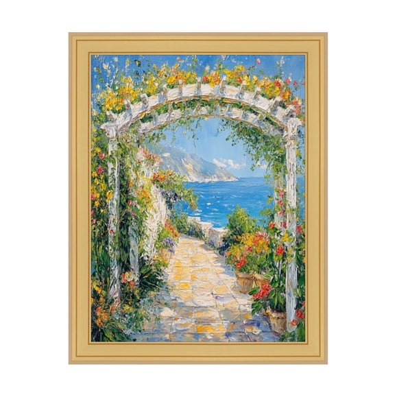 Modern Bright Gold Metal Picture Frame 30x30 frame
