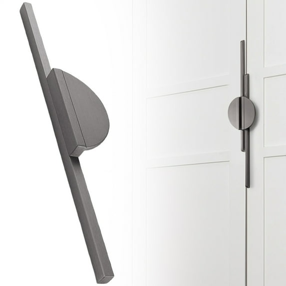 Modern Brushed Semi Circular Cabinet Pulls Extra Long Aluminum Handles For Drawer Wardrobe Kitchen Cupboard Door Pull Sofa protective cover