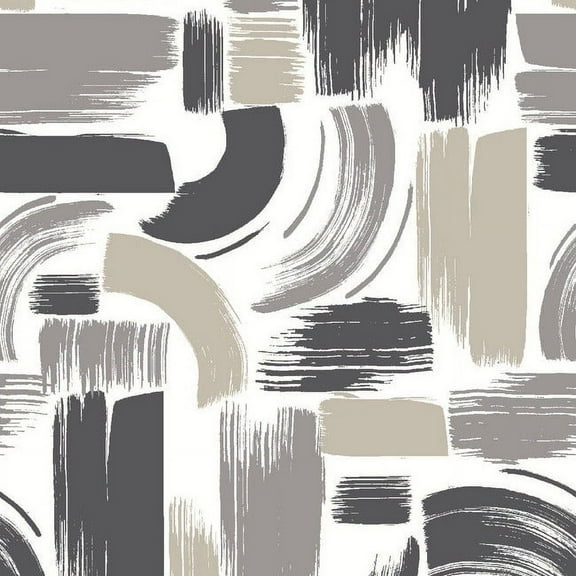 Modern Brushstrokes Peel & Stick Wallpaper