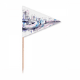thumbnail image 1 of Modern Building Skyscraper Overpass Toothpick Triangle Cupcake Toppers Flag, 1 of 3