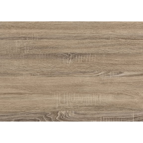 Modern C-shaped Accent Table / Taupe Top with Drawer in Bedroom