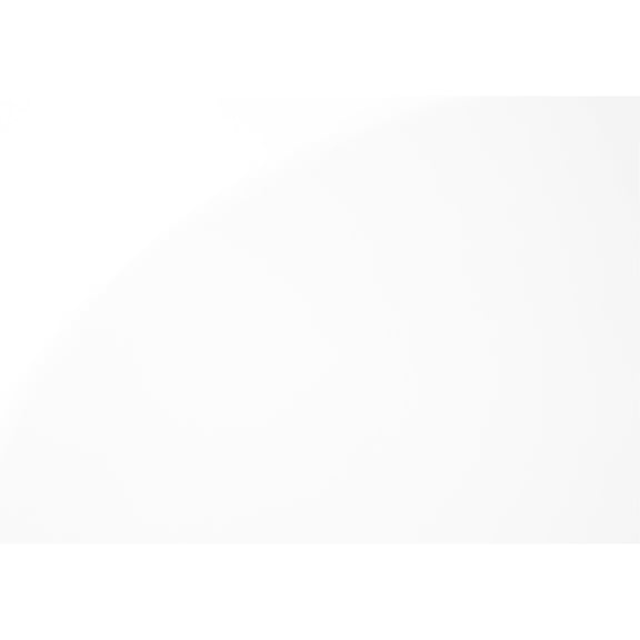 Modern C-shaped Accent Table in White / Can Be Used Next to Sofa