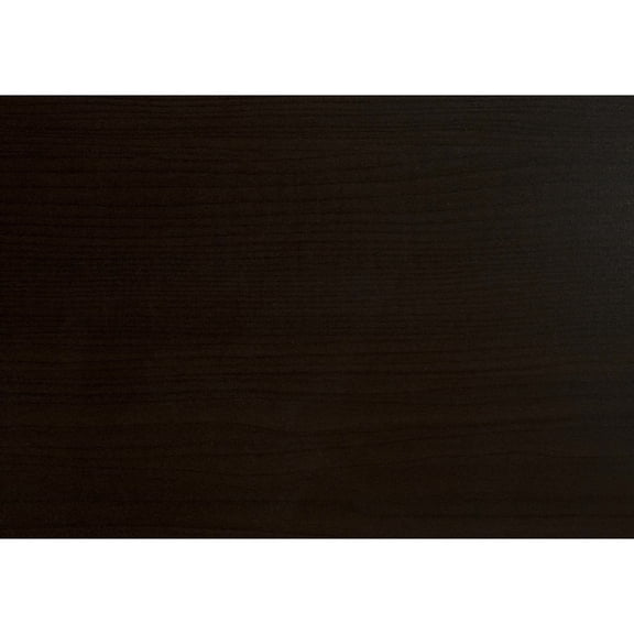 Modern C-shaped side table with thick rectangular tabletop and black metal base ideal for small living spaces