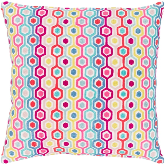 Modern CNE001-2020D Square 20" x 20" Pillow Cover + Down Insert