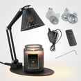 thumbnail image 1 of Modern Candle Warmer Lamp with Timer, Dimmer and Adjustable Height Compatible with all Jar Candles Includes Halogen and LED Bulbs - Ideal for Home Decor and Gifts, 1 of 8