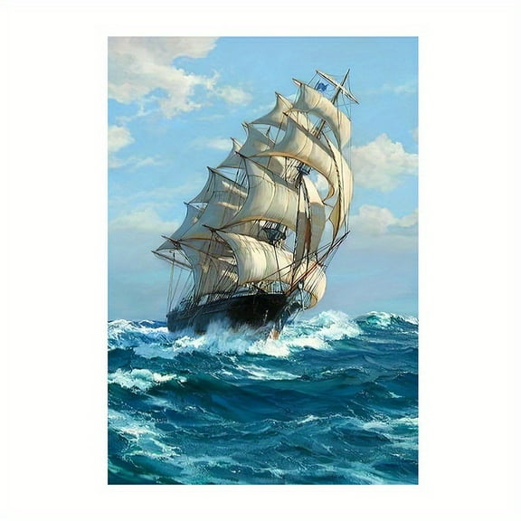 Modern Canvas Wall Art - Frameless, Reusable, Self-Adhesive Decoration, Suitable for Living Room and Bedroom, Cross-Border E-commerce, Canvas Core, Modern Style