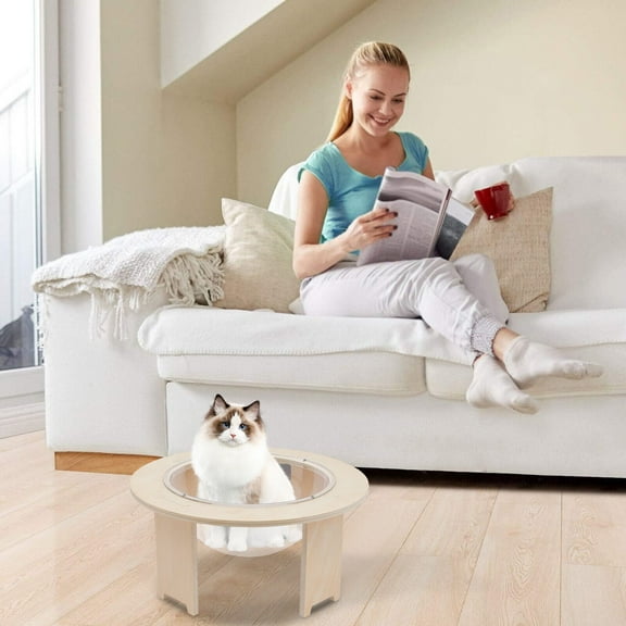 Modern Cat Bed Detachable House Pet Kitty Bed 44 Lbs for Home, Pet Shops
