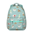 thumbnail image 1 of "Modern Cat Print Backpack - Excellent Gift for College, Waterproof Bookbag for Work & Travel, Stylish Laptop Bag Design", 1 of 6