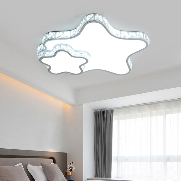 Modern Ceiling Light, Double-star Ceiling Light, Ceiling Mount Light Fixture for Bedrooms, Clubs, Craft Rooms, Living Rooms, Dining Rooms, Hallways, Kitchens, Entrances, Porches, Foyers