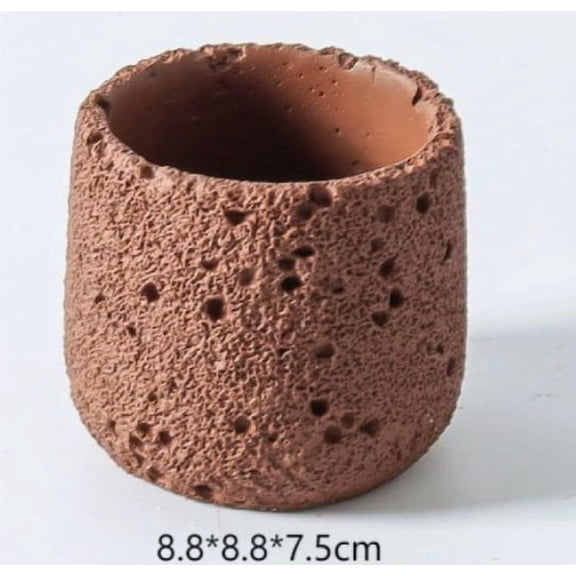 Modern Cement Empty Cup Diffuser - Fireless Safe Design for DIY Fragrance Projects, Aromatherapy Home Decor