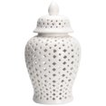 thumbnail image 1 of Modern Ceramic Ginger Garlic Storage Jar and Flower Vase, 1 of 11