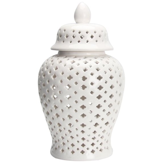 Modern Ceramic Ginger Garlic Storage Jar and Flower Vase