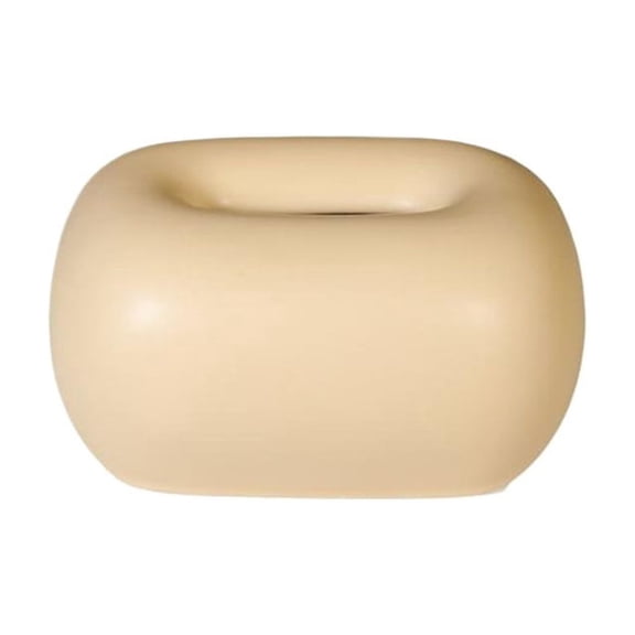 Modern Ceramic Tissue Box Cover Square Holder for Coffee Table Desk
