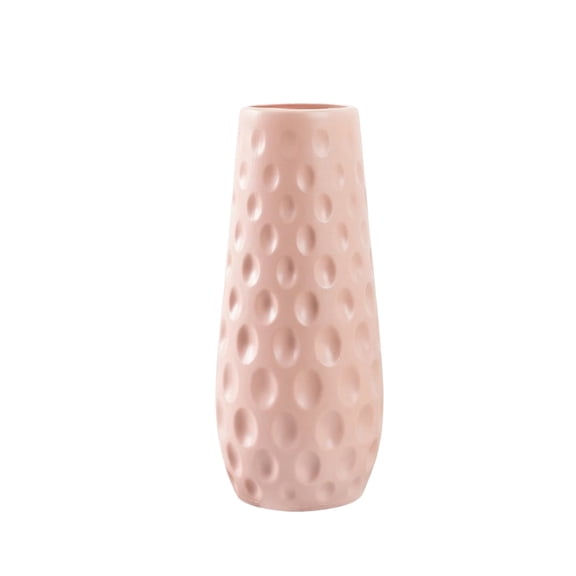 Modern Ceramic Vase, Pink Dot VaseforVase Decor, Table DecorforLiving Room, Modern Shelf DecorforLiving Room, Home Shelf DecorationsforRoom, Single Pack