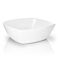 Modern Ceramic Vessel Sink Bathroom Vanity Bowl Flared Square White