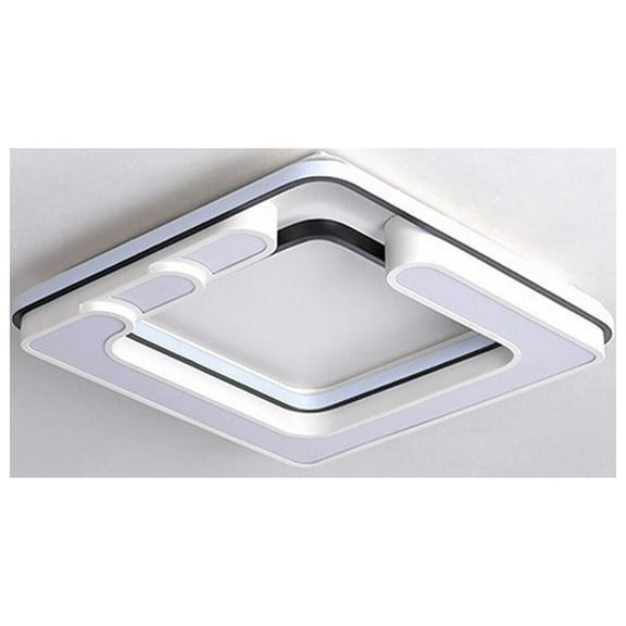 Modern Chandelier LED Flush Mount Ceiling Light Dimmable Fixture +Remote Control