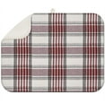 thumbnail image 1 of Modern Checkered Dish Drying Mat – Sleek Plaid Pattern, Contemporary Kitchen Decor, 1 of 3