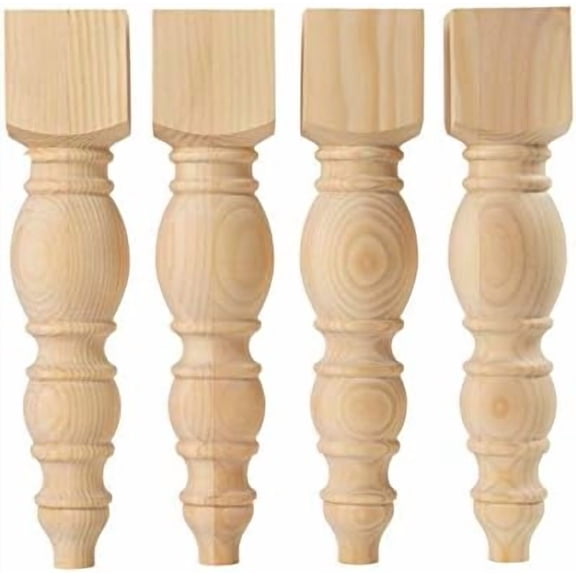 Modern Chunky Bench Legs - Perfect for Coffee Tables - Set of 4 - Made in NC - Dimensions: 3.5" x 16"$$Furniture