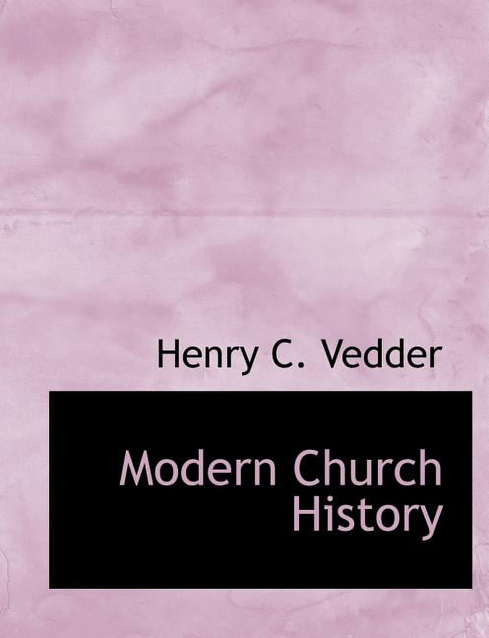 Modern Church History (Paperback)