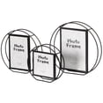 thumbnail image 1 of Modern Circle Shape Black Metal Decor Photo Frame for Tabletop Display, 1 of 6
