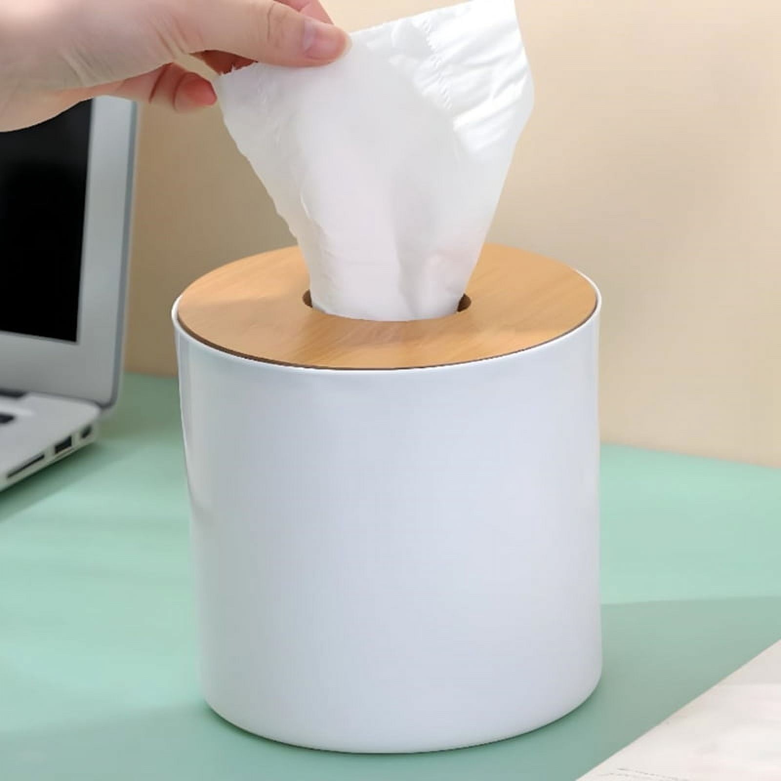 Modern Circular Tissue Box Circular Tissue Box Simple Tissue Box ...