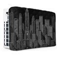 Window Kuling Unit Modern City Landscape Indoor Air Conditioner Covers for Window Units ...