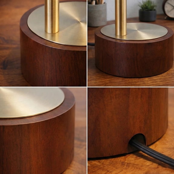 Modern Classic Desk Lamp for Living Room Bedroom Study, European Design Table Light with Glass Globe, Gold Metal Right Angle Desk Lamp Easy Assembly, Wander Right Angle Glass Table Lamp Bronze 110V