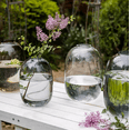 thumbnail image 1 of Modern Clear Glass Vase, 1 of 11