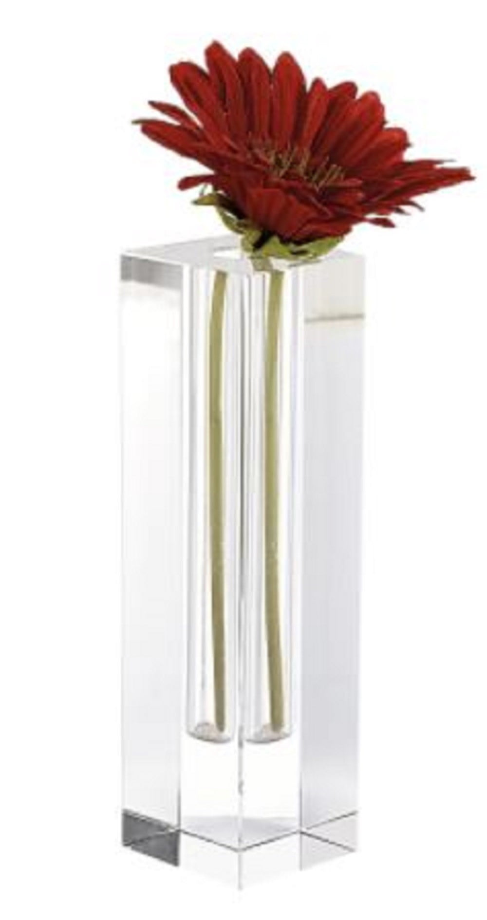 Modern Clear 8 Block Optical Crystal Vase Modern Clear 8 Block Optical Crystal Vase