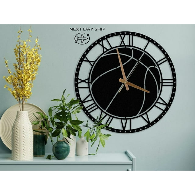 Modern Clocks Oversized Wall Clock Minimalist Wall Clock Silent