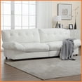 thumbnail image 1 of Modern Cloud-Style 2-Seater Teddy Velvet Sofa – Comfy Padded Couch for Living Room, 1 of 21