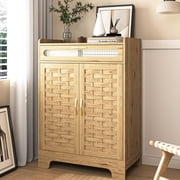 Modern Coffee Bar Cabinet With Drawer & Adjustable Shelf For Kitchen, Dining Room, Bathroom, Entryway Style Living Room