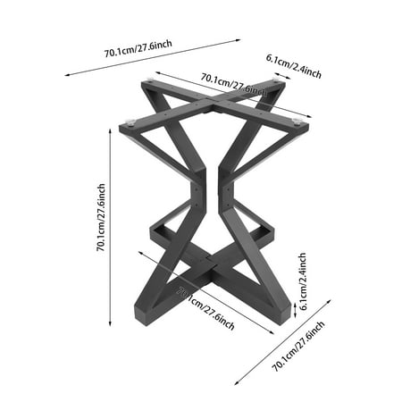 Modern Coffee Table Base, Modern Pedestal Dinning Table Legs W/Suction Cups
