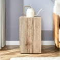 thumbnail image 1 of Modern  Coffee Table, End Table with Light Wood & Texture Patterns, Space Saving & Easy Assembly ,for Living Room, Bedroom, Balcony, 1 of 9