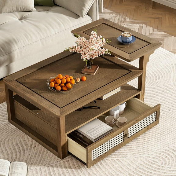 Modern Coffee Table With And Practical Storage Solutions Sophisticated Space
