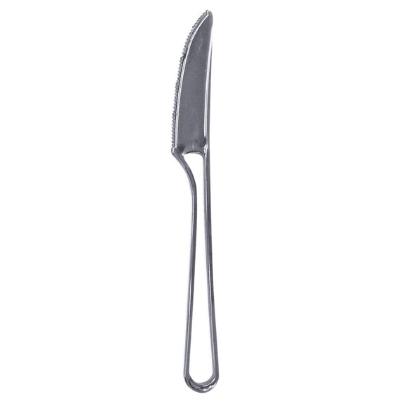 Modern Collection Contemporary Handle Design Knives Silver: 20 Pack