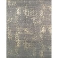 thumbnail image 1 of Modern Collection Hand-Knotted Grey Silk & Wool Area Rug- 2' 0' X 3' 0', 1 of 1