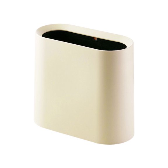 Modern Color Trash Can for Small Space in Apartments and Bathroom Kitchen Waste Bin for Home Decoration