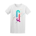 thumbnail image 1 of Modern Colorful Letter Q T-Shirt Men -Image by Shutterstock, Male 4X-Large, 1 of 2