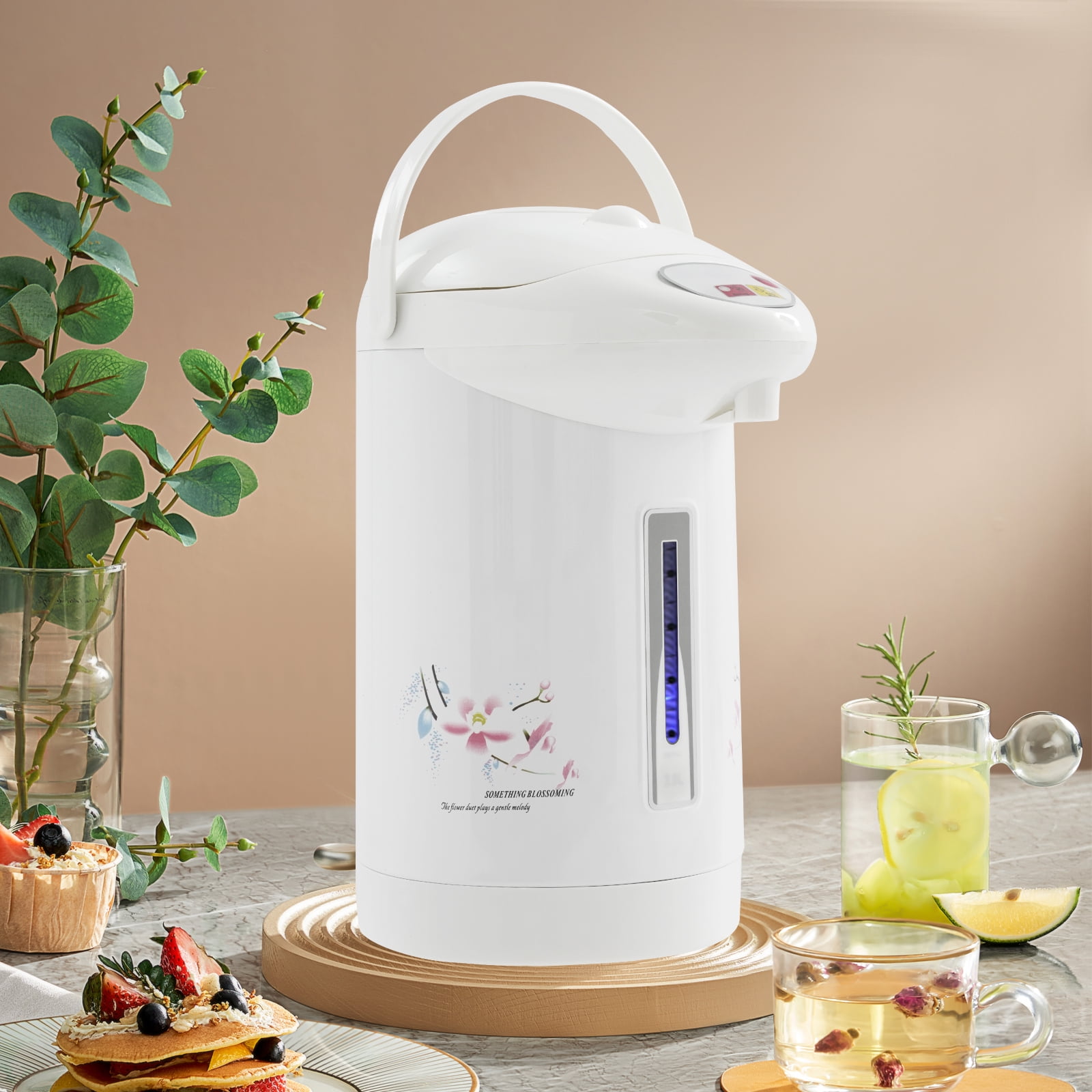 Modern Column Countertop Portable Hot Water Dispenser White for Restaurants, Living Rooms, Dining Rooms
