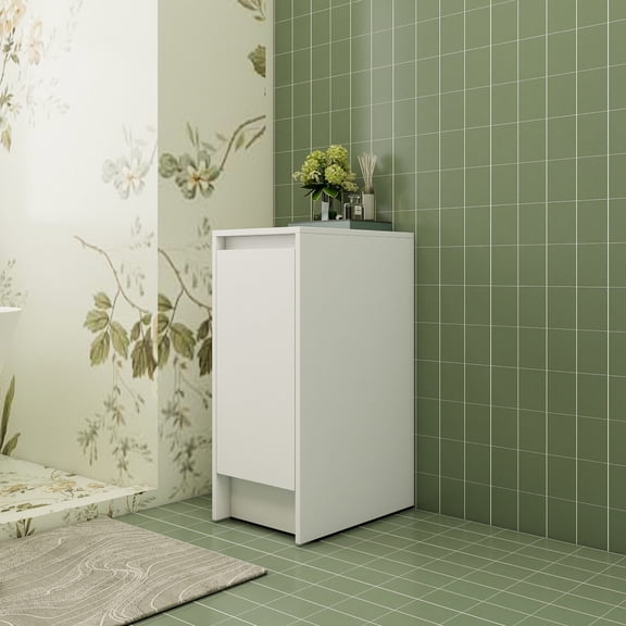 Modern & Compact Space - Saving Storage - Effortlessly Organize Bathroom Essentials with Soft - Close Door