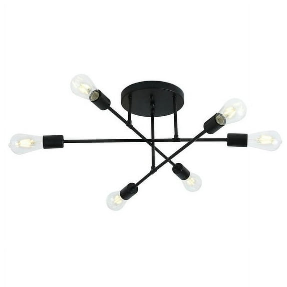 Modern Concise 6-Light Sputnik Design