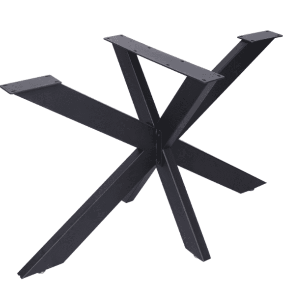Modern Conference Table Frame Base with Spider Legs & Runner